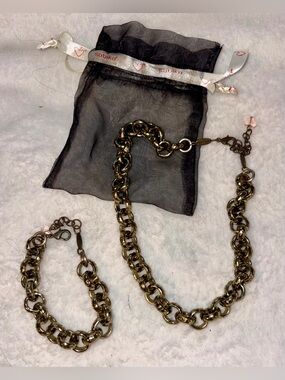 SABIKA Relevant Chain Necklace & Bracelet Set
